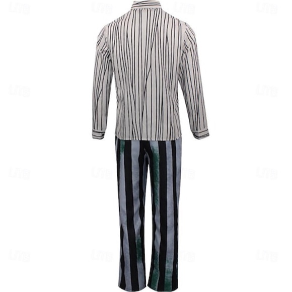 (NLA) 🛍️ NWT! Beetlejuice Halloween Suit Blazer, Pants, & Shirt Cosplay Costume - Picture 5 of 10